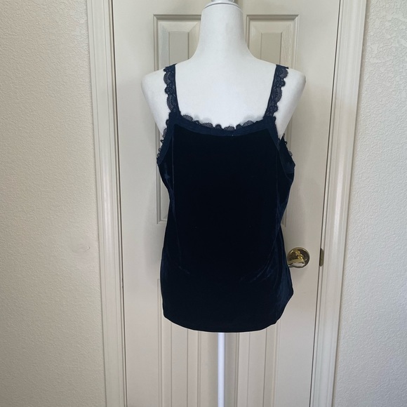 Paparazzi Velvet Cami (midnight blue) - Picture 4 of 11